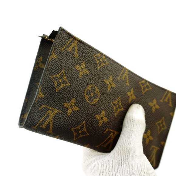 Louis Vuitton Monogram Canvas Leather Toiletry Pouch 20 Travel Bag - Picture 4 of 10